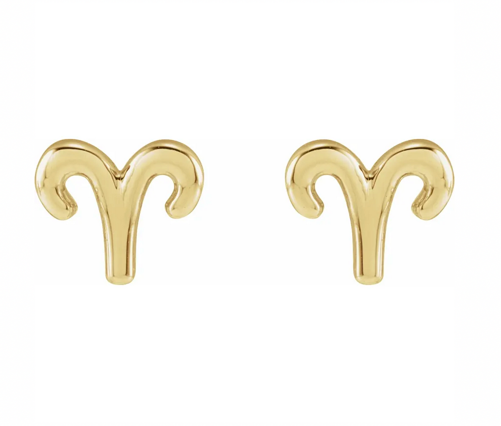 Zodiac Stud Earrings