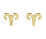 Zodiac Stud Earrings