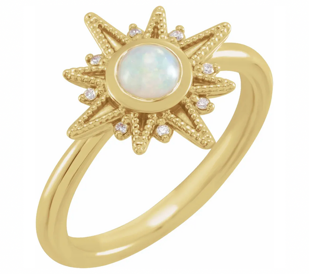 Opal Celestial Ring