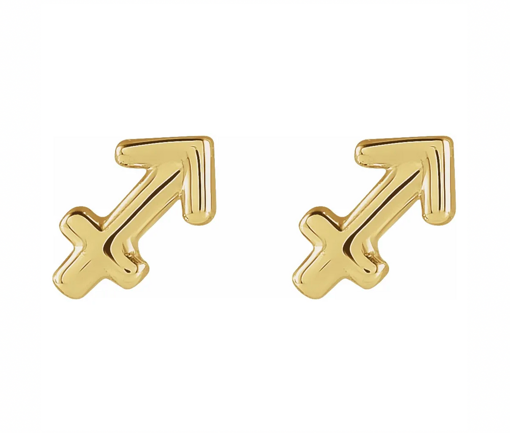 Zodiac Stud Earrings