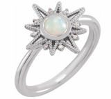 Opal Celestial Ring