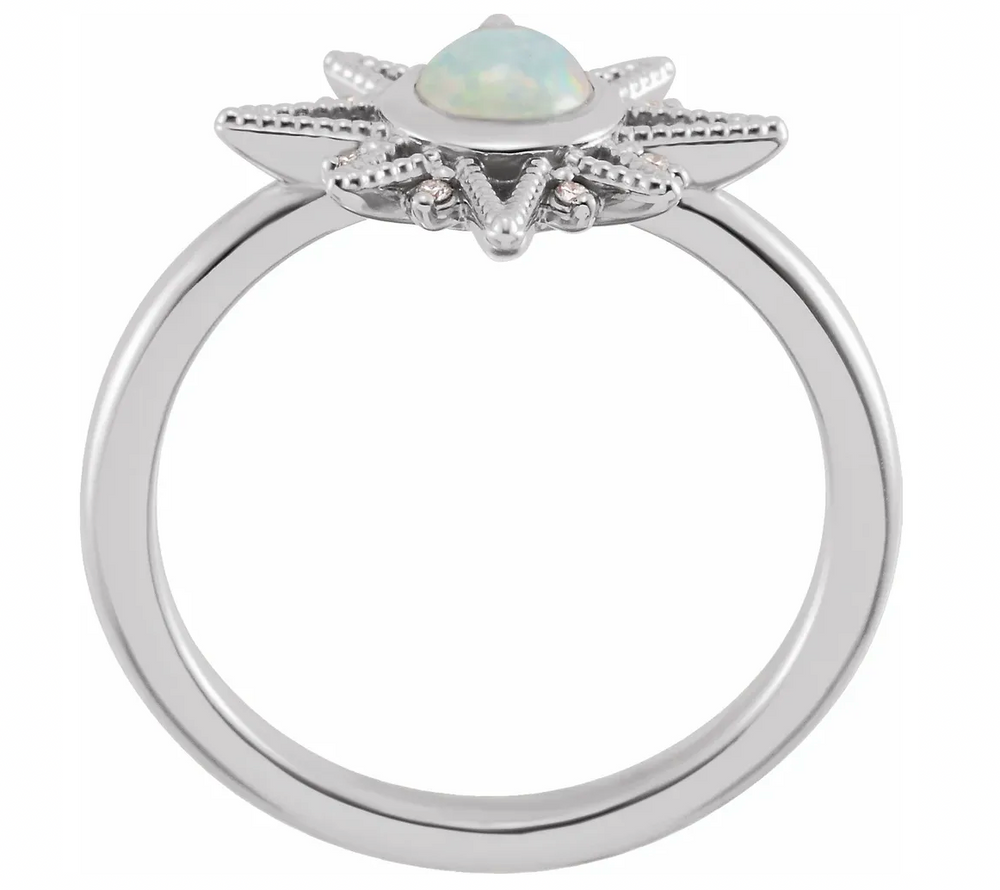 Opal Celestial Ring