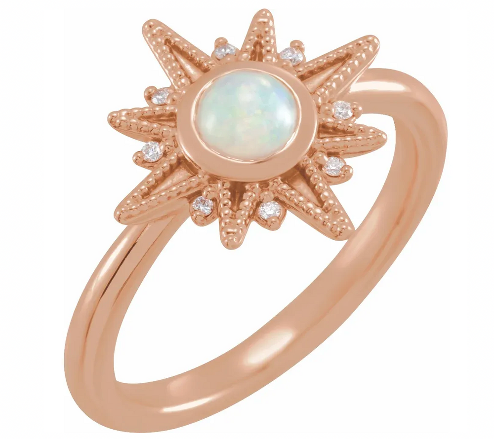 Opal Celestial Ring