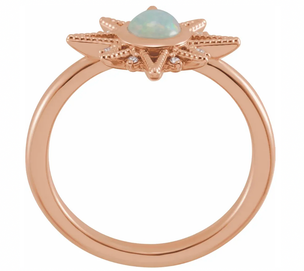 Opal Celestial Ring