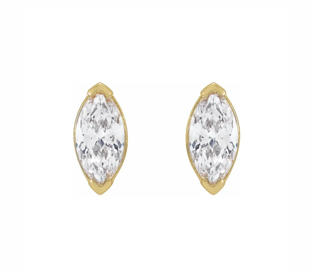 Marquise Lab-Grown Diamond Earrings