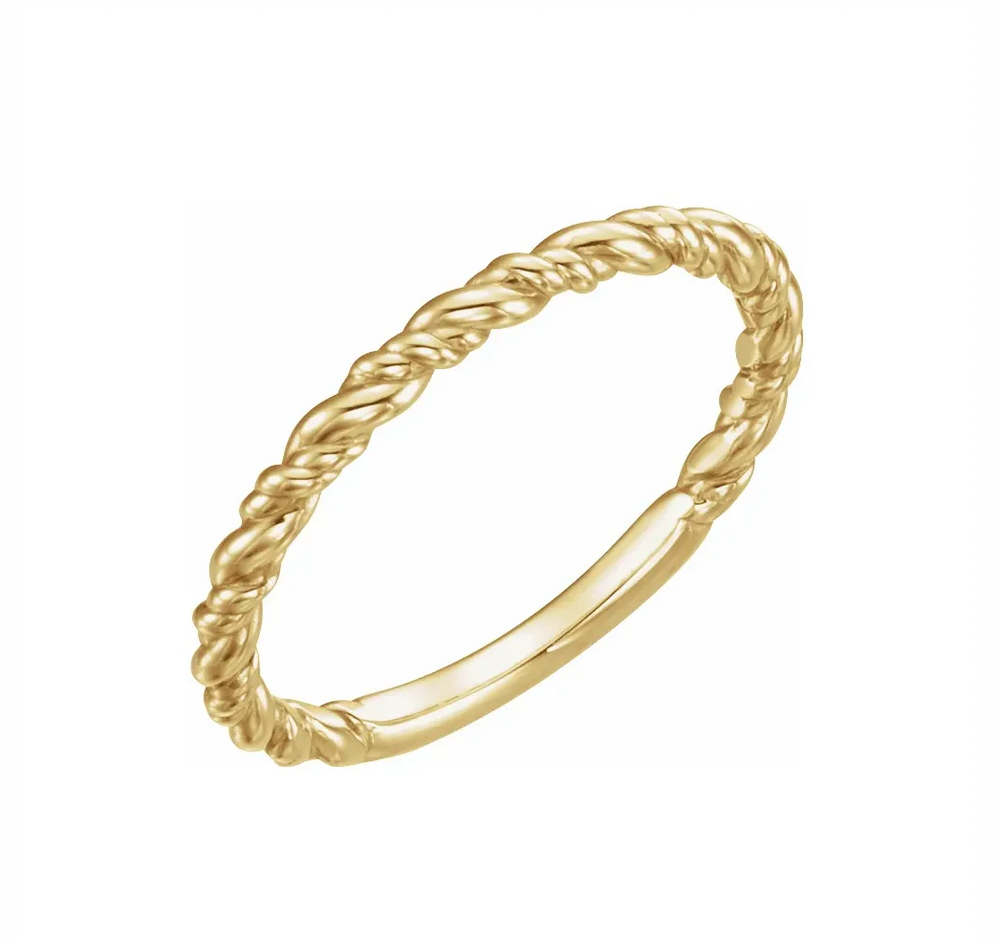 Stackable Rope Ring