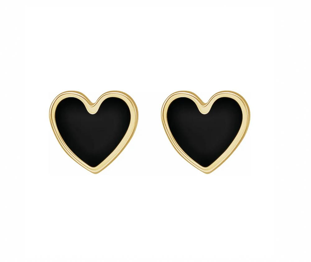 Heart Studs