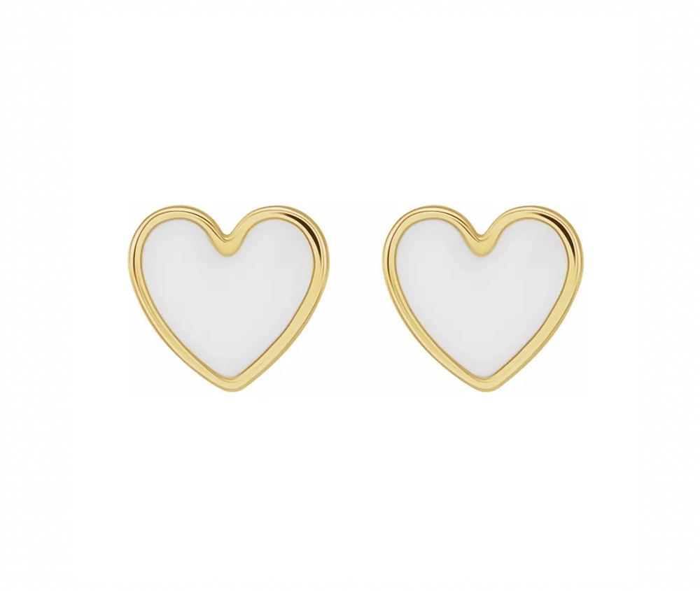 Heart Studs