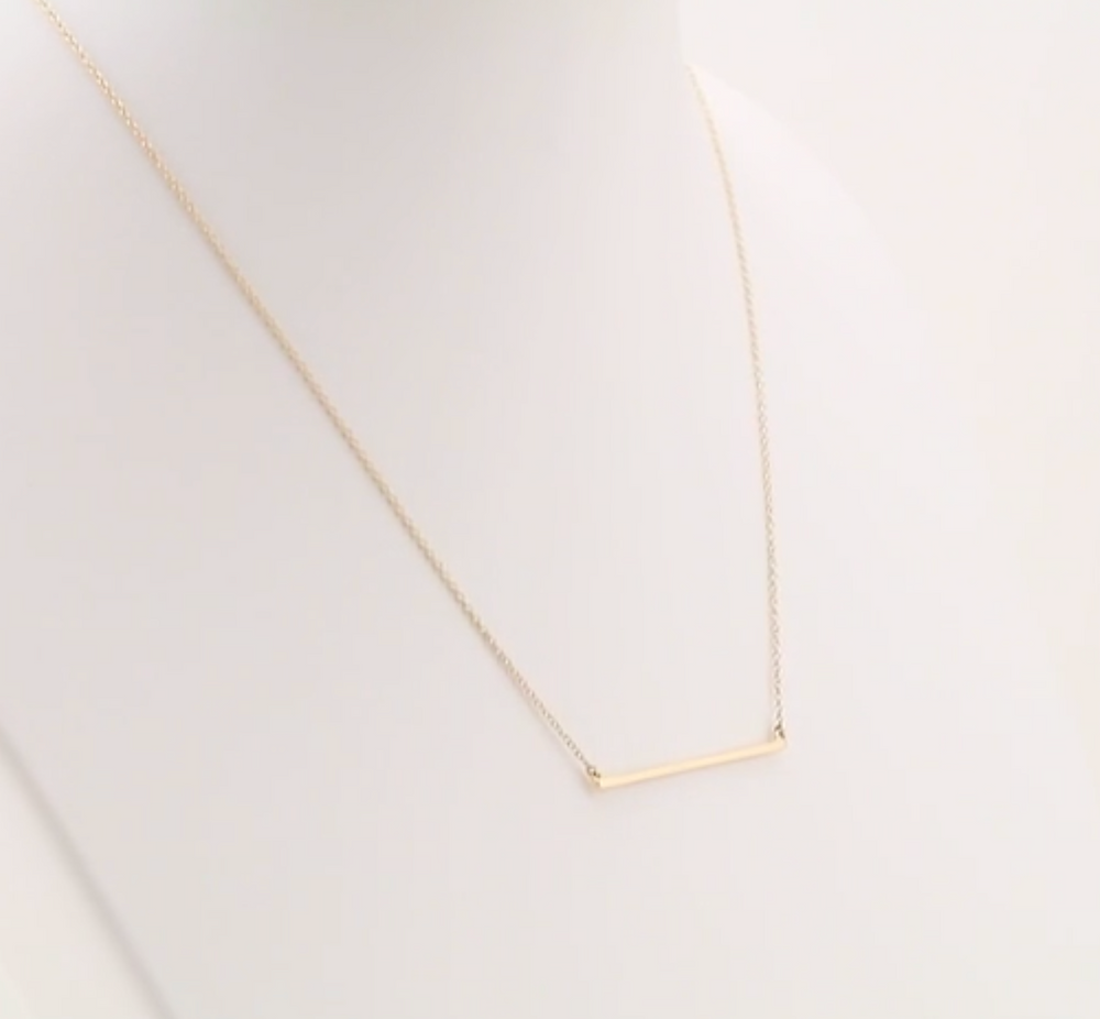 Modern Bar Necklace