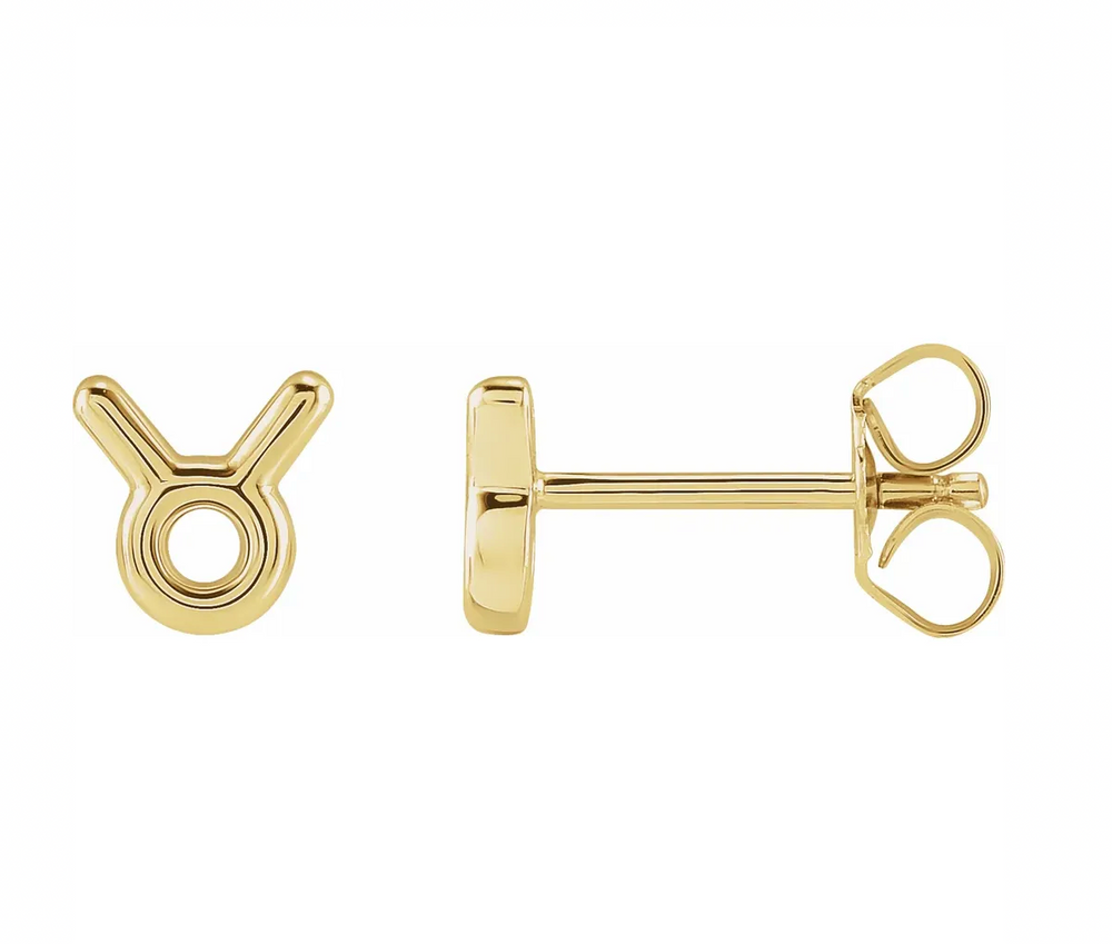 Louis Vuitton Gold Tone Essential V Stud Earrings - 2 Pieces